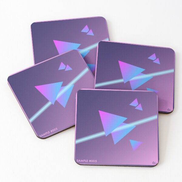 Item preview, The Aesthetic Vaporwave Triangles Abstract Design #005 designed and sold by Gavirlas.
