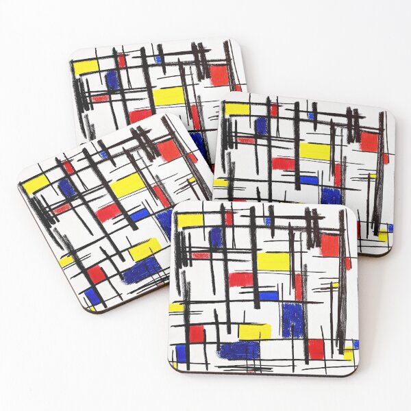 Item preview, Mondrian Minimalist De Stijl Modern Art © epitomegirl designed and sold by Epitome Girl.