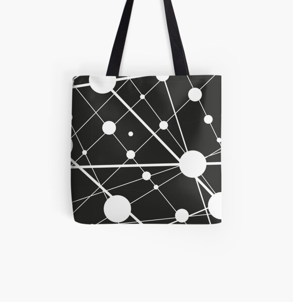 neurons All Over Print Tote Bag