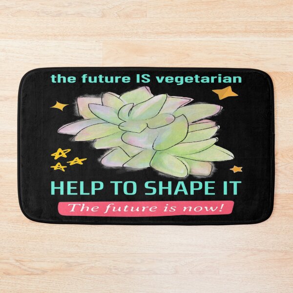 Item preview, The future is vegetarian. for Health, environment, animals designed and sold by jayne0524.