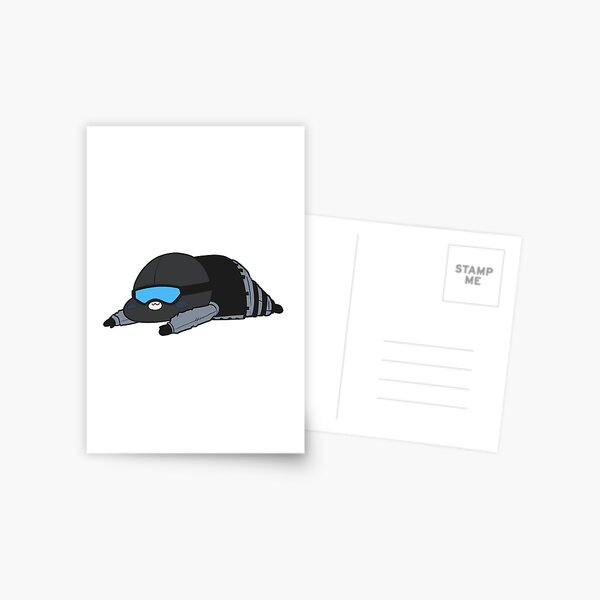 Blue Recruit Chibi Postcard