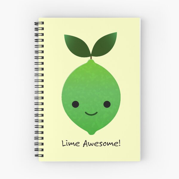 Item preview, Lime Awesome Kawaii Lime designed and sold by Hedgie Designs.