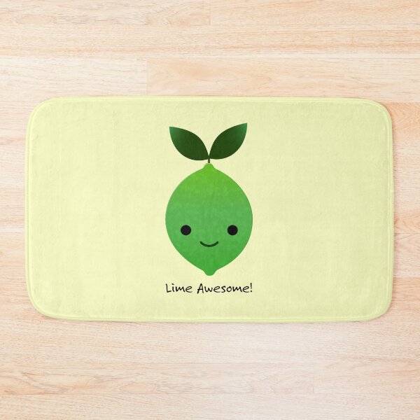 Item preview, Lime Awesome Kawaii Lime designed and sold by Hedgie Designs.