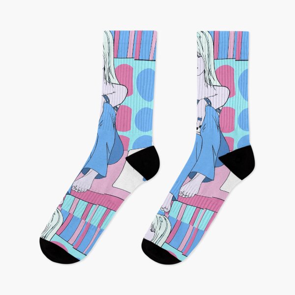 Artikelvorschau, Rosa Pastell Pop-up-Stil Bloggerin entworfen und verkauft von PG Illustration.