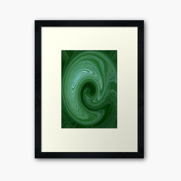 Aqua Verde Framed Art Print