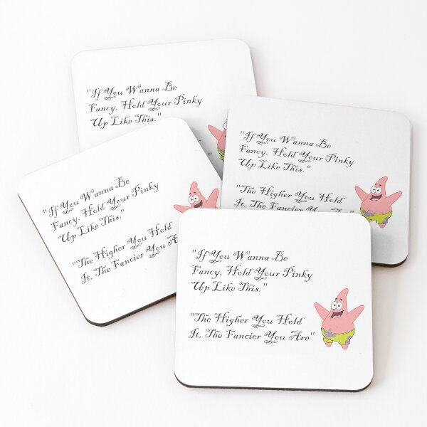 Item preview, Patrick Star Fancy Quote designed and sold by Strikle.