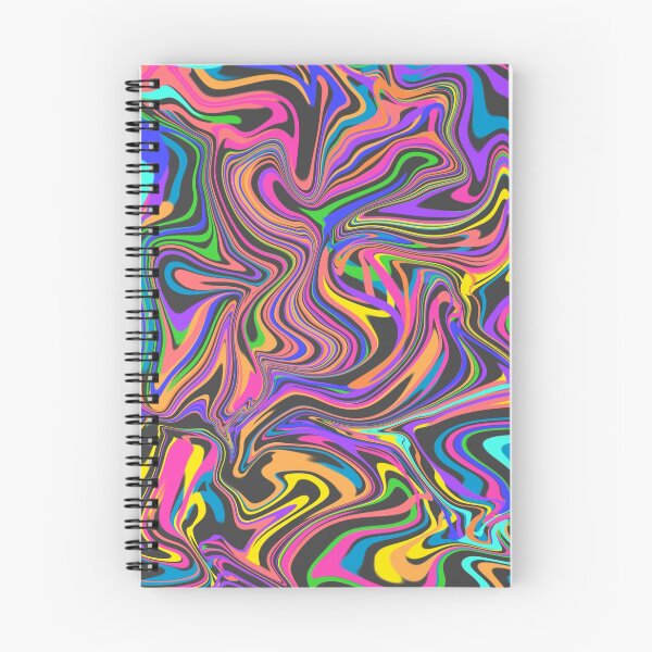 Item preview, Multicolor trippy wave art designed and sold by fridars.