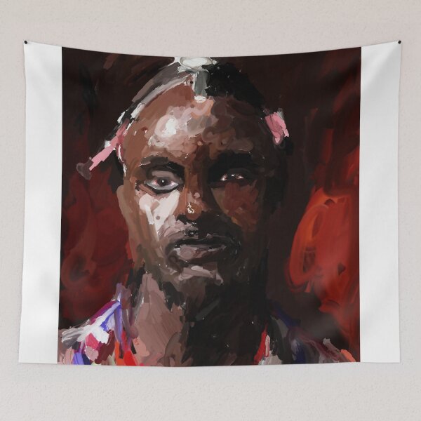 Item preview, Portrait of a masai mara men  Masai warrior t-shirt African art  designed and sold by KARTICK DUTTA.