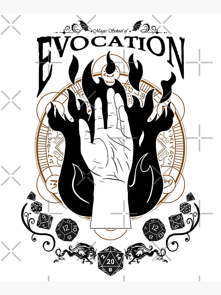 Evocation - RPG Magic School Series : Black by Milmino