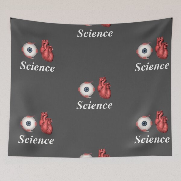 Item preview, I Love Science - White Italic designed and sold by ryanwfraser.