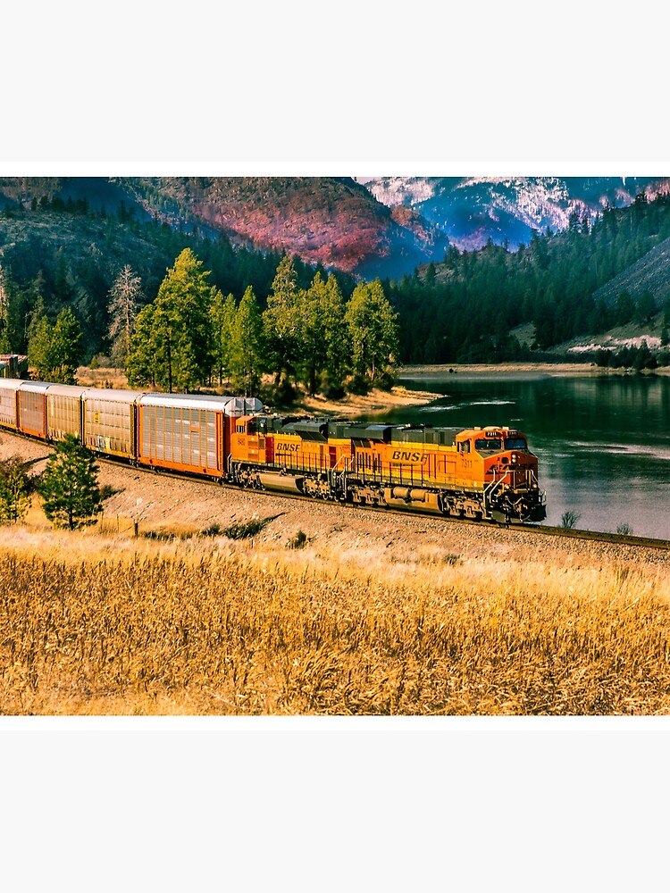 Car Train by the River by mtbearded1