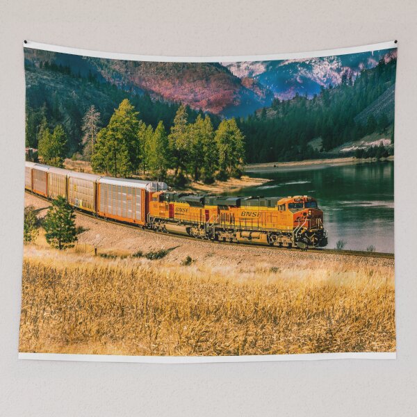 Item preview, Car Train by the River designed and sold by Bryan Spellman.