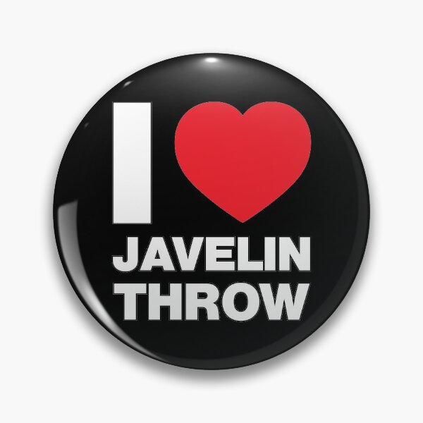 Item preview, I Love Javelin Throw Red Heart designed and sold by Thestarrysky.