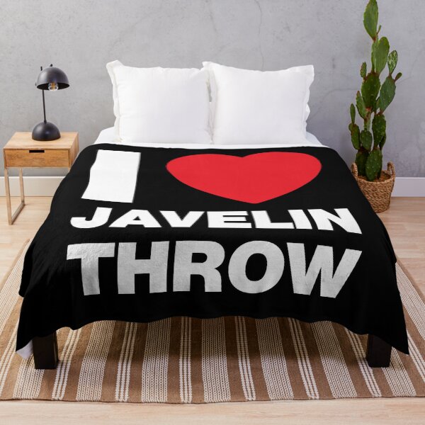 Item preview, I Love Javelin Throw Red Heart designed and sold by Thestarrysky.