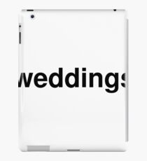 weddings iPad Case/Skin