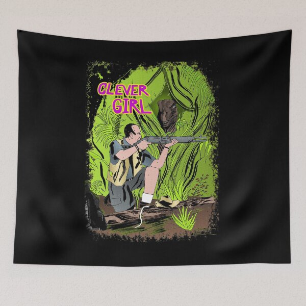 Item preview, Clever Girl - Comic Book Style NBCUniversal designed and sold by Luke Tomlinson Artwork.