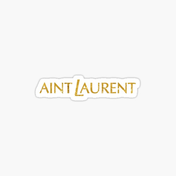 Saint Laurent Stickers | Redbubble
