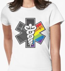 LGBT Pride - Star of Life Women's Fitted T-Shirt