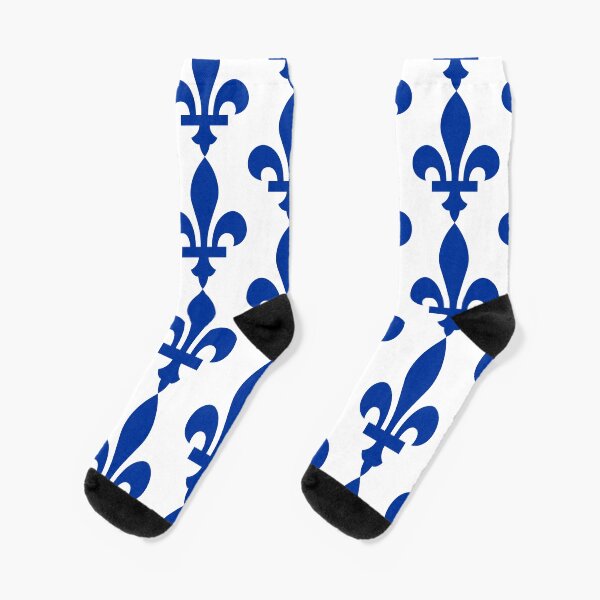 Fleur de lys du québec Socks