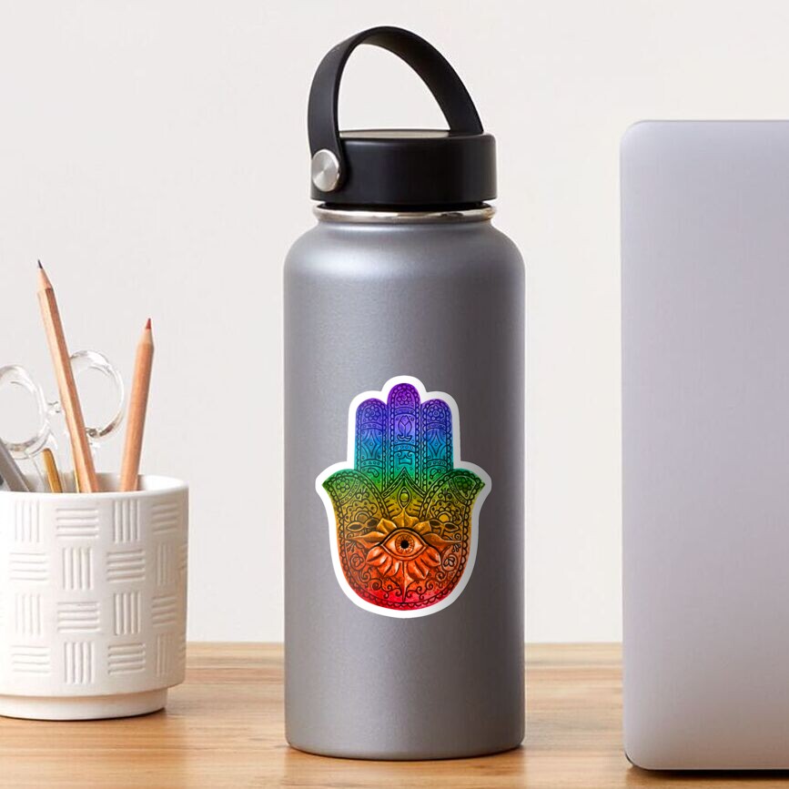Hamsa Evil Eye Sticker