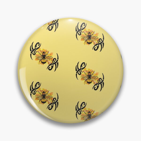 Item preview, Tribal Watercolour Bee Pattern designed and sold by Candi-Designs.