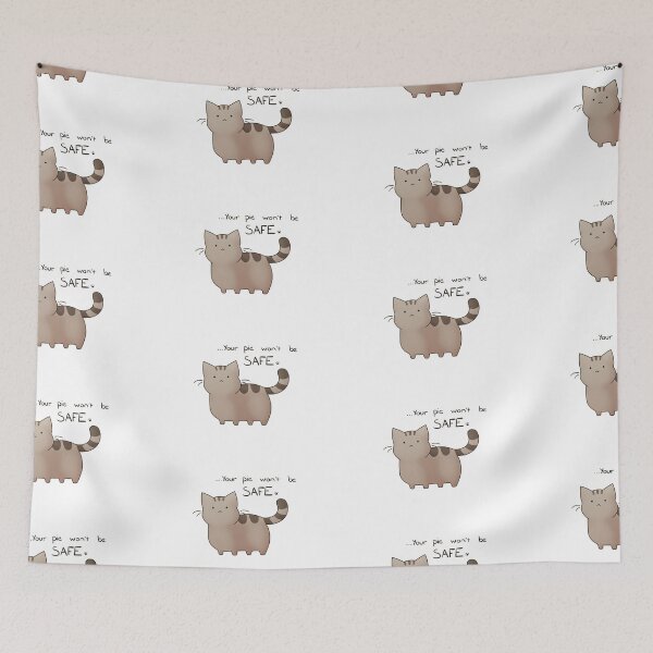 Item preview, Your pie won't be safe funny cat designed and sold by MindChirp.