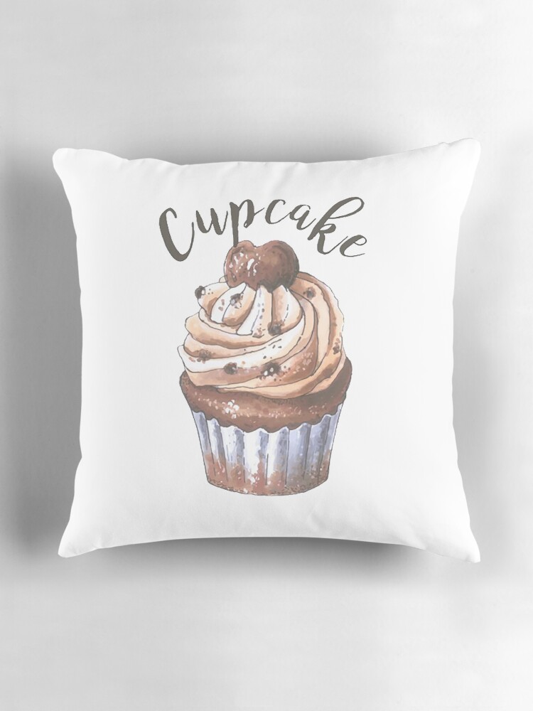 Thumbnail 3 of 4, Pillow, Cupcake designed and sold by OtterFactory.