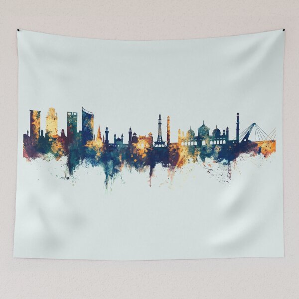 Item preview, Lahore Pakistan Skyline designed and sold by ArtPrints.