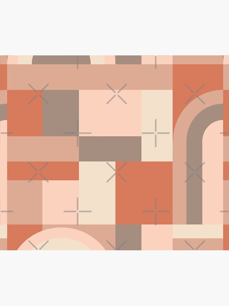 Thumbnail 5 of 5, Shower Curtain, Softy Blocks designed and sold by designdn.