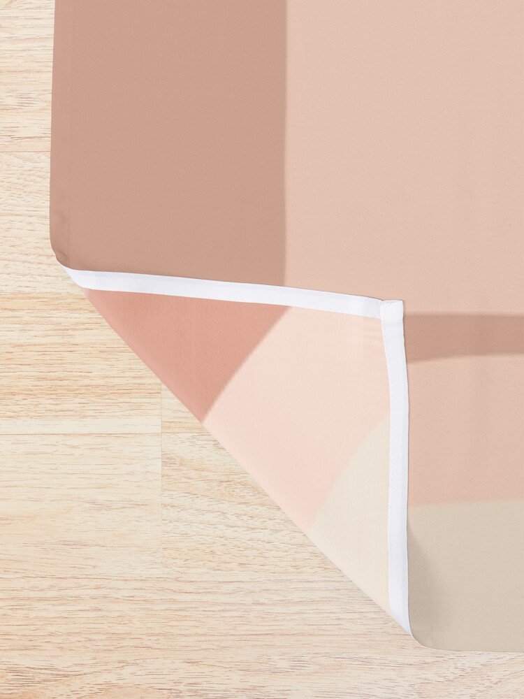 Alternate view of Softy Blocks Shower Curtain