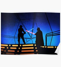 STAR WARS! Luke vs Darth Vader Poster