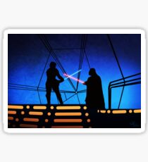 STAR WARS! Luke vs Darth Vader Sticker