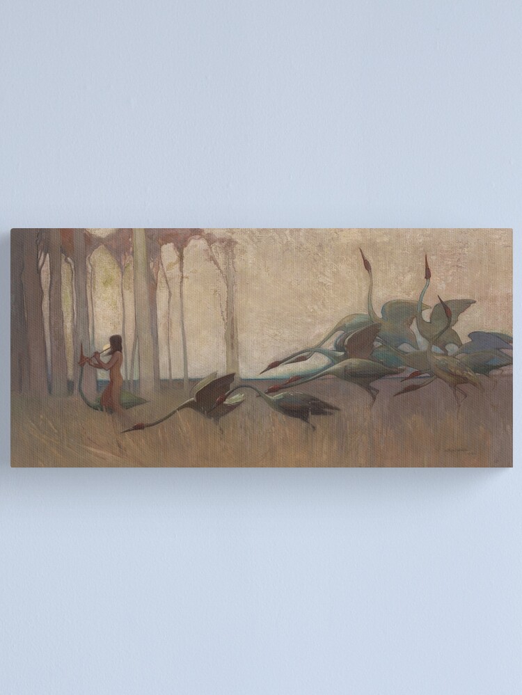 Alternate view of The Spirit of the Plains by Sydney Long (1914) Canvas Print