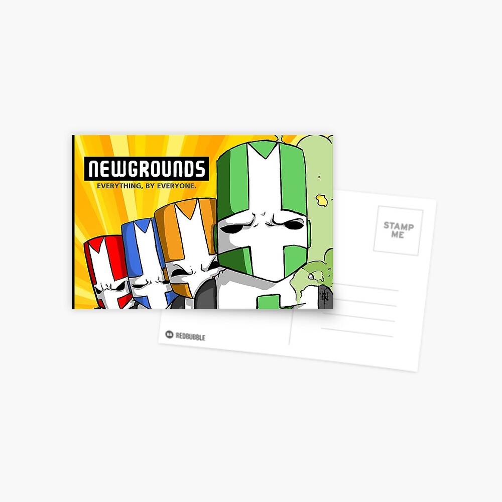 Castle Crashers Newgrounds Design Postcard for Sale by Strikle