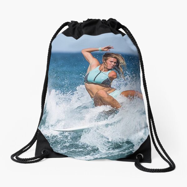 Bethany surf Drawstring Bag