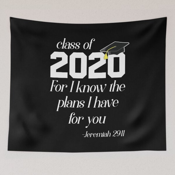Item preview, Class of 2020 Religious Faith Bible Verse Jeremiah 29 11 design designed and sold by CreatedByHeidi.