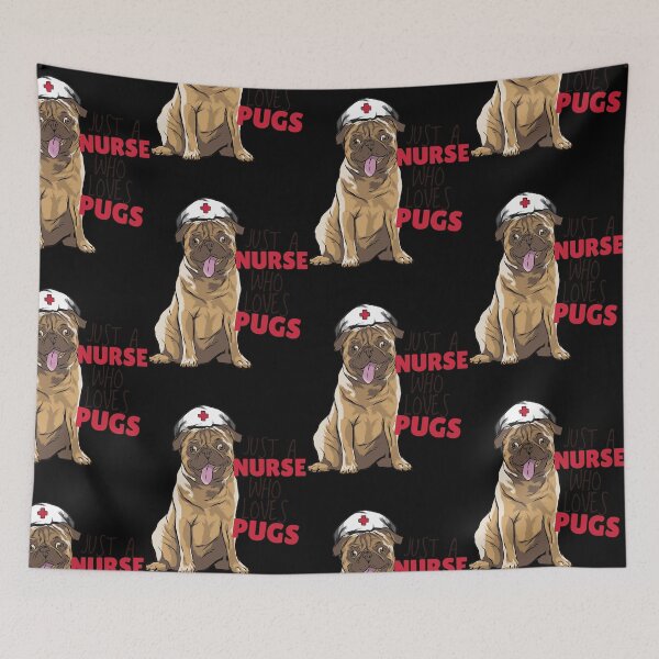 Item preview, nurse pug  designed and sold by pirminio.