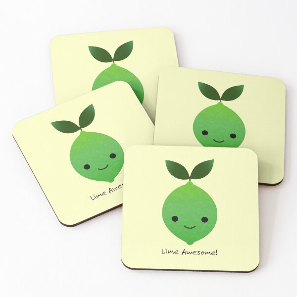 Item preview, Lime Awesome Kawaii Lime designed and sold by Hedgie Designs.