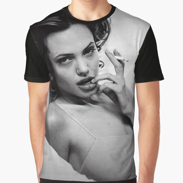 Sexy Angelina Jolie Graphic T-Shirt