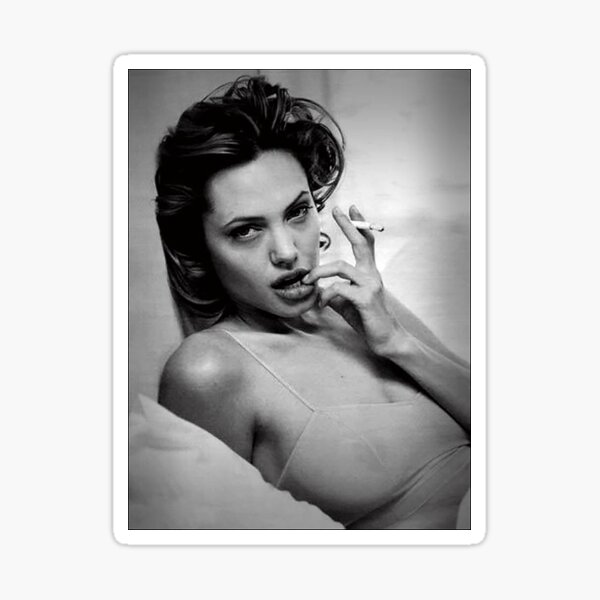 Angelina Jolie Sticker for Sale by cecilialay