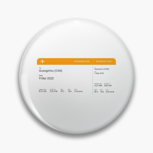 Item preview, Guangzhou Boarding Pass Airline Ticket designed and sold by sebastiandoe5.