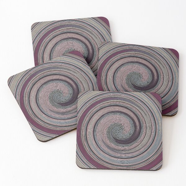 Item preview, purples and blues vibrant modern swirls designed and sold by pollywolly.
