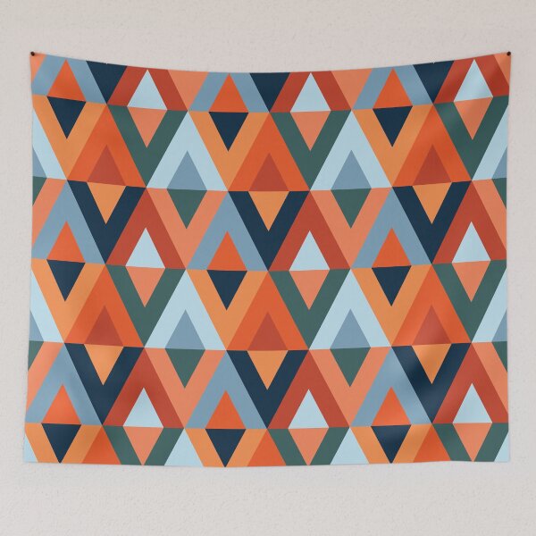 Item preview, Colorful rhombuses and triangles pattern designed and sold by BattaAnastasia.