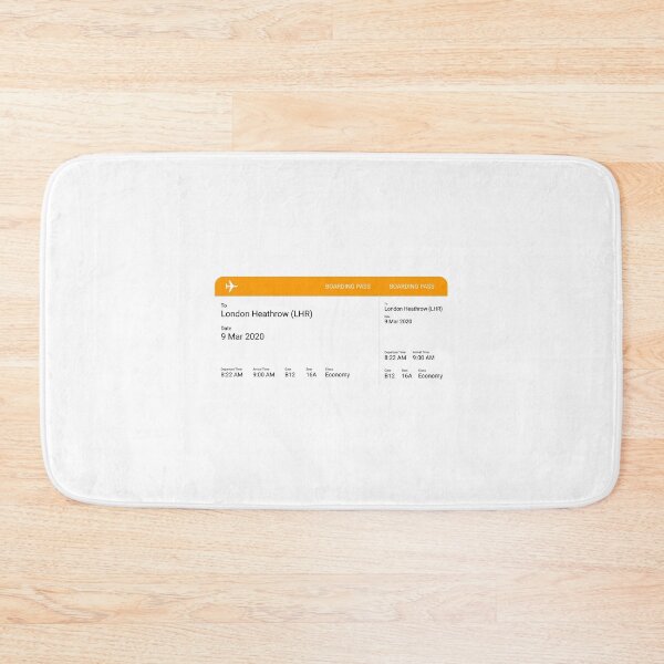 Item preview, London Heathrow Boarding Pass Airline Ticket designed and sold by sebastiandoe5.