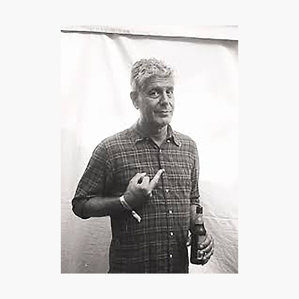 Thank you Anthony Bourdain Photographic Print