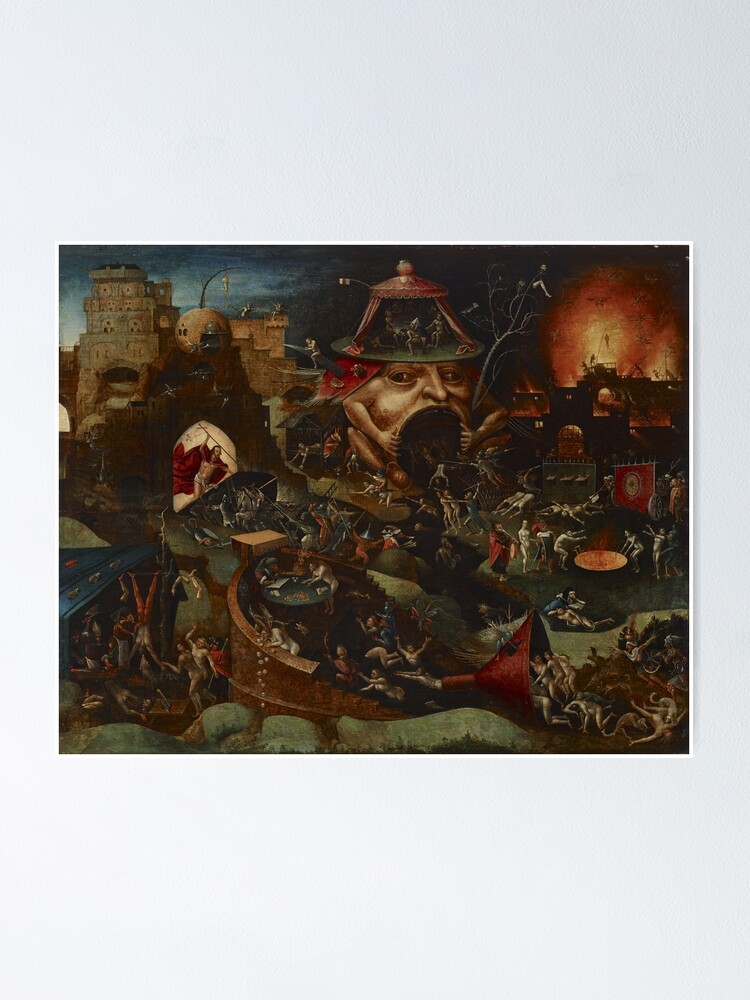 christ in limbo painting by hieronymus bosch