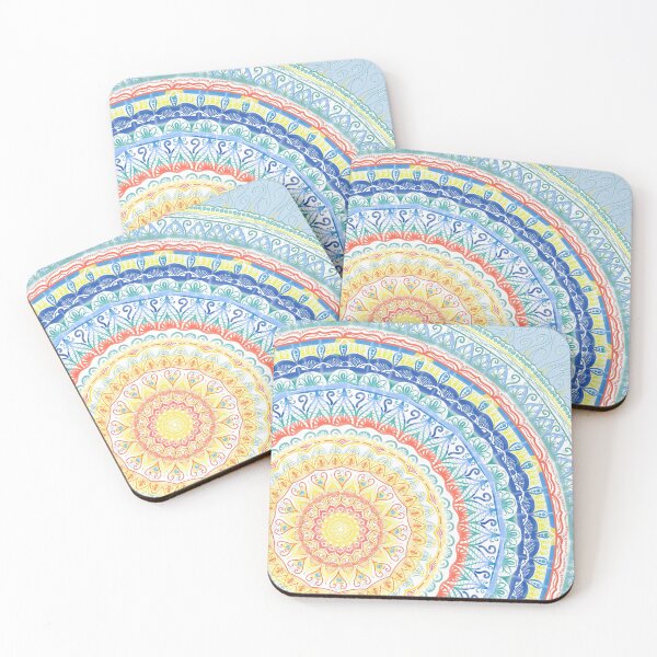 Item preview, Sunny Skies Mandala (aka "Pillows for the sunroom!") designed and sold by joyfuldots.