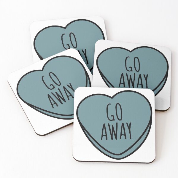 Item preview, Go Away, Funny Valentines Day Gifts, Anti Valentines designed and sold by coilsandglory.