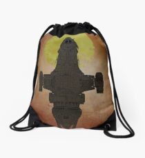 I'm a leaf on the wind - Firefly / serenity Drawstring Bag