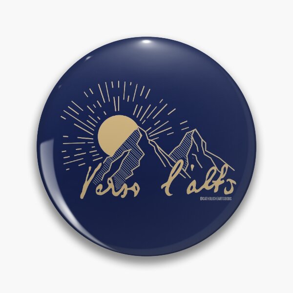 Verso L'Alto Mountains Pin